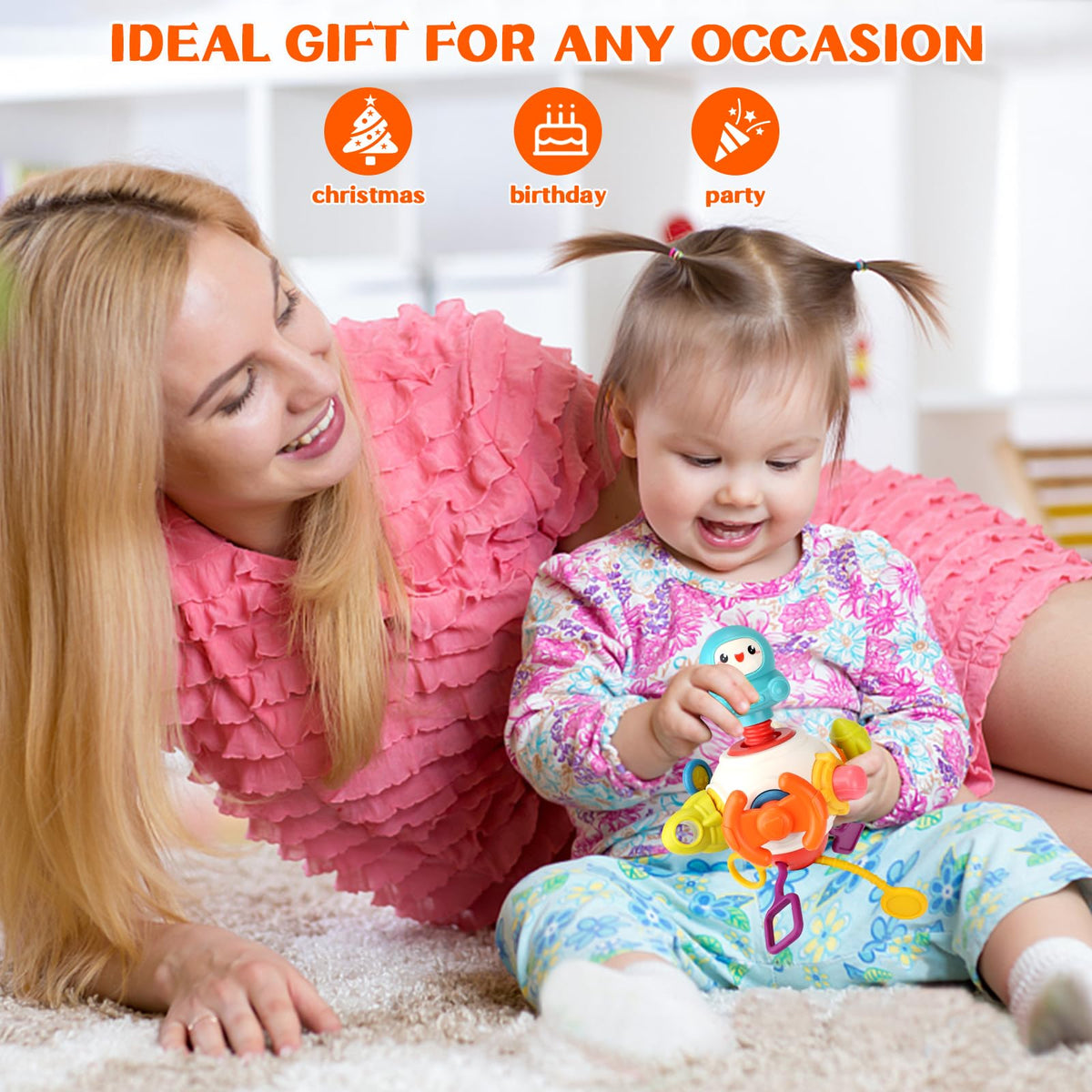 KIDDO KASTLE - 8-in-1 Space Busy Cube Sensory Activity Toy for Kids