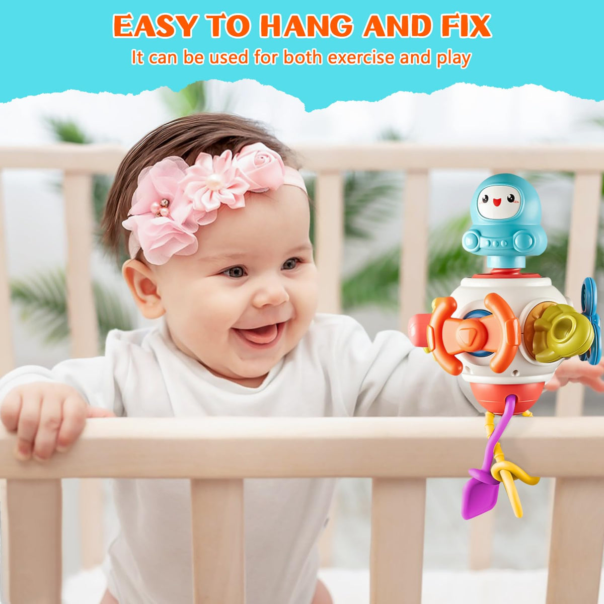 KIDDO KASTLE - 8-in-1 Space Busy Cube Sensory Activity Toy for Kids