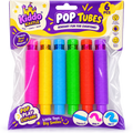 Kiddo Kastle Light-Up Pop Tubes – Expandable Sensory Fidget Toy for Kids