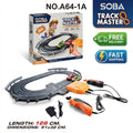 Kiddo Kastle - Kids Track Master Electric Racing Car Track Set | Remote Control Slot Car Racing Game for Kids