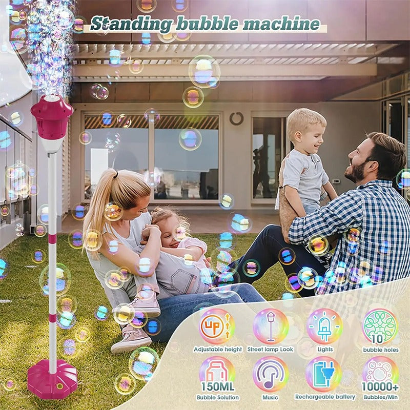 Kiddo Kastle - Bubble Torch Garden Lamp – Automatic Bubble Maker Toy for Kids | Outdoor Bubble Play