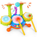 Kiddo Kastle - Kids Musical Drum Set with Microphone | Electronic Drum Toy & Music Learning Set