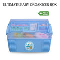 Kiddo Kastle - Baby Organizer Box with Compartments | Portable Baby Essentials Storage Box for Newborns & Moms