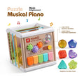 Kiddo Kastle - Musical Piano Activity Cube for Babies & Toddlers | Interactive Learning & Music Toy