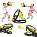 Kiddo Kastle - Catch Ball Game Set for Kids | Velcro Paddle Toss & Catch Outdoor Activity Toy
