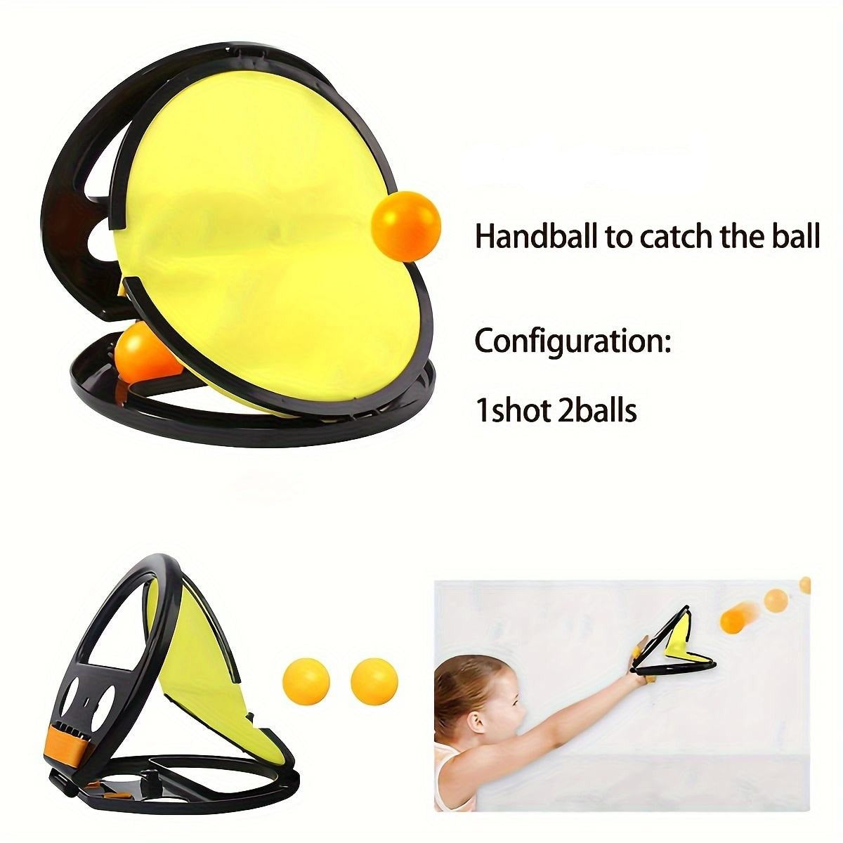Kiddo Kastle - Catch Ball Game Set for Kids | Velcro Paddle Toss & Catch Outdoor Activity Toy
