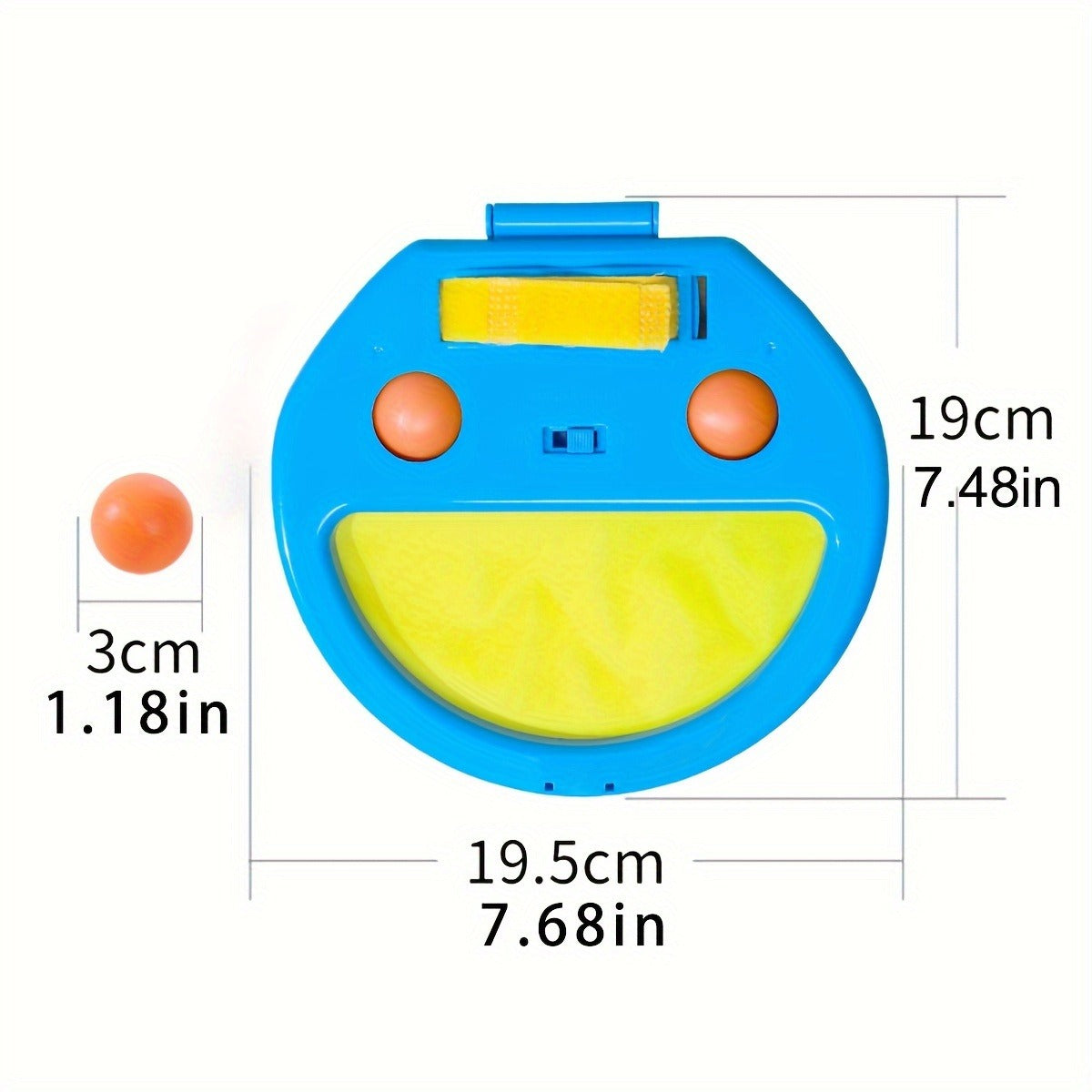 Kiddo Kastle - Catch Ball Game Set for Kids | Velcro Paddle Toss & Catch Outdoor Activity Toy