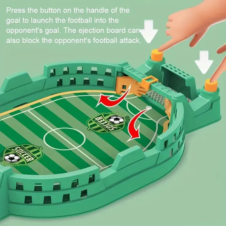 Kiddo Kastle Football Flicker Soccer Table Game – Mini Football Shootout Board Game for Kids