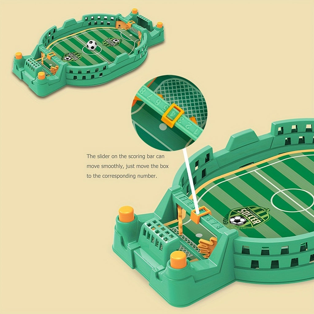 Kiddo Kastle Football Flicker Soccer Table Game – Mini Football Shootout Board Game for Kids
