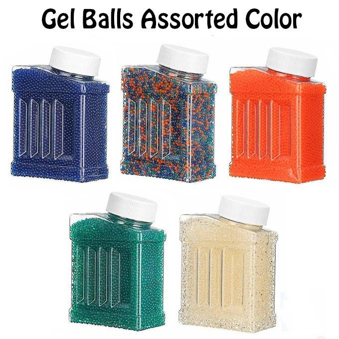 Kiddo Kastle Water Gel Beads – Crystal Jelly Balls 7-8 mm for Gel Blaster | Assorted Color