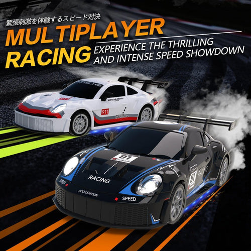 RC Porsche 911 GT3 style racing cars for multiplayer racing play