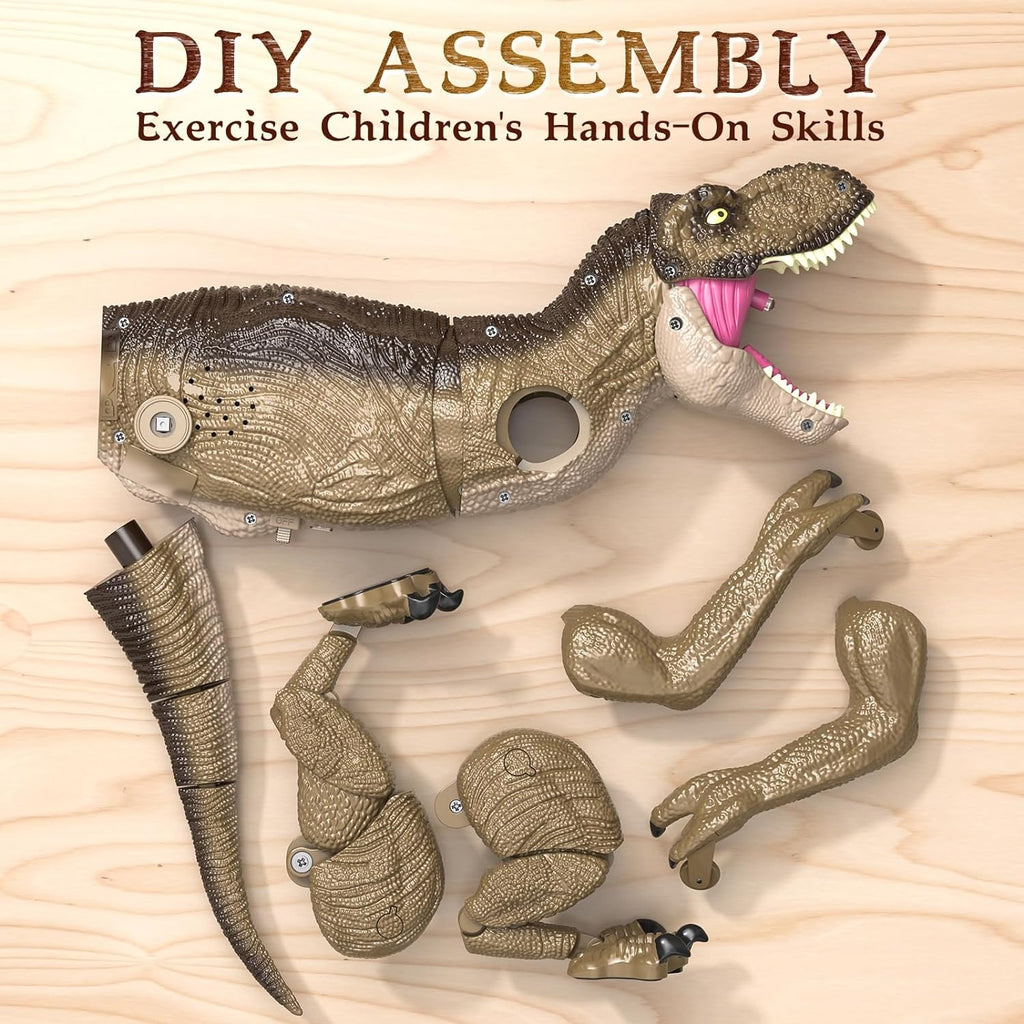 RC dinosaur toy DIY assembly parts